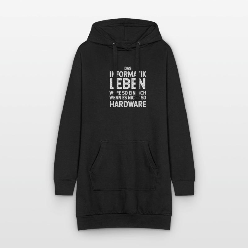 informatik, informatiker, code, programmierer Hoodie-Kleid