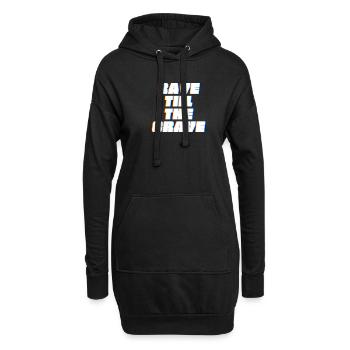 Cadeau Rave Raver House DJ Techno Music - Sweat-shirt à capuche long Femme - noir - Devant
