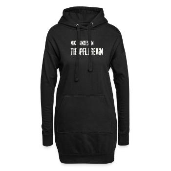 tierpfleger, geschenk, beruf, job, zoo, tierpflege - Hoodie-Kleid - Schwarz - Vorne