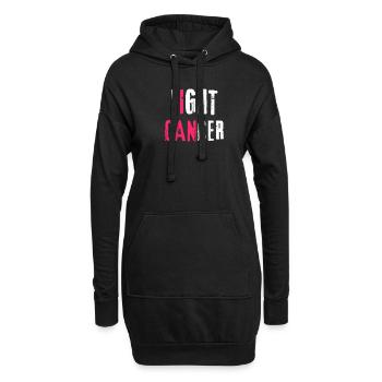 Fight Cancer Cancer Hospital Chemo Therapy - Hoodie Dress - black - Front