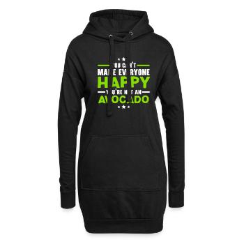 Du kannst nicht jeden glücklich machen Du bist nic - Hoodie-Kleid - Schwarz - Vorne