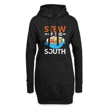 Gumbo Lovers Foodie Louisiane Manger Cuisine Cajun - Sweat-shirt à capuche long Femme - noir - Devant