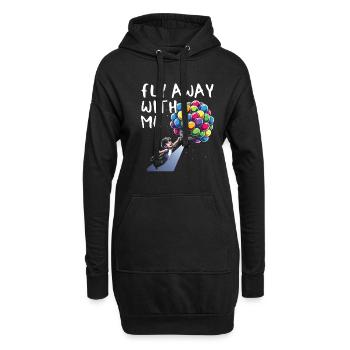 Songtexte Musikliebhaber Songwriter Musikfestival - Hoodie-Kleid - Schwarz - Vorne