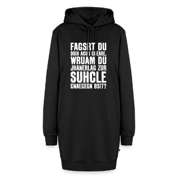 SCHULE ABSCHLUSS ABI REALSCHULE GYMNASIUM - Hoodie-Kleid - Schwarz - Vorne