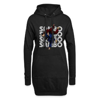 Sambo Autodéfense URSS Arts martiaux - Sweat-shirt à capuche long Femme - noir - Devant