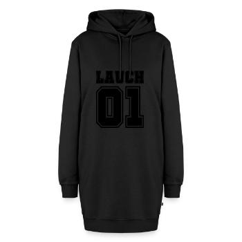 Lauch 01 King Lauch Spruch Geschenk - Hoodie-Kleid - Schwarz - Vorne - AI Model Female 172 light (172cm)