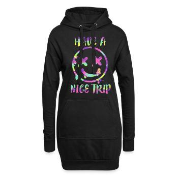 Have a nice LSD Trip Old School Psychedelic Drug - Hoodie-Kleid - Schwarz - Vorne