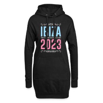 Ibiza 2023 - Hoodie-Kleid - Schwarz - Vorne