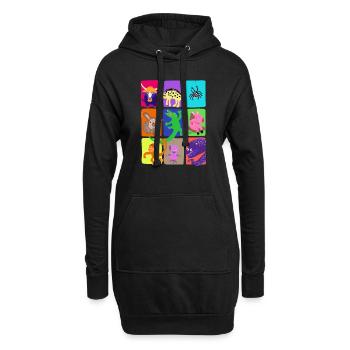 Pet Shop - Hoodie Dress - black - Front