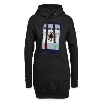 Imker Imkerei Bienenzüchter - Hoodie-Kleid - Schwarz - Vorne
