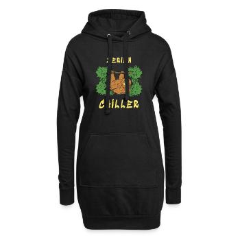 Serien Chiller - Hoodie-Kleid - Schwarz - Vorne