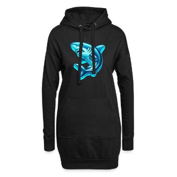 Hai - Hoodie-Kleid - Schwarz - Vorne