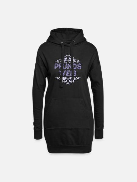 Femme du Pound - Sweat-shirt à capuche long Femme - noir