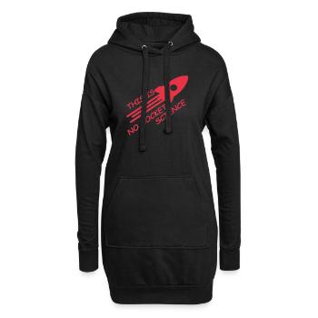 pas de cadeau de chemise d'énonciation drôle de science de fusée - Sweat-shirt à capuche long Femme - noir - Devant