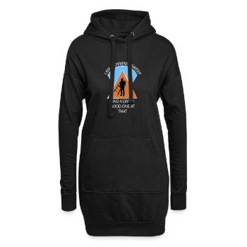 Schornsteinfeger Schlotfeger - Hoodie-Kleid - Schwarz - Vorne
