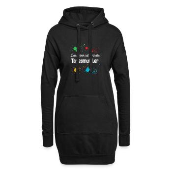 Tagesmutter Betreuerin Tagesmama Kita Erzieherin - Hoodie-Kleid - Schwarz - Vorne