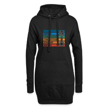 KFZ Mechaniker Mechatroniker Auto Tuner Tuning - Hoodie-Kleid - Schwarz - Vorne