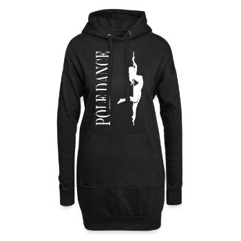 Pole Dance Pole Dance für Frauen - Hoodie-Kleid - Schwarz - Vorne