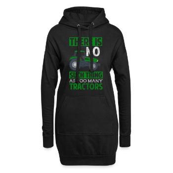 Tracteur Farmer Farmer’s Wife Vehicle - Sweat-shirt à capuche long Femme - noir - Devant