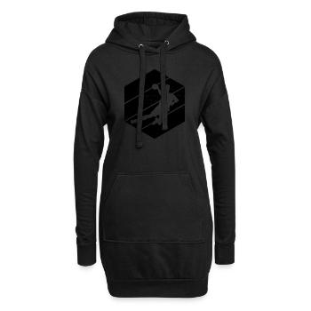 Handball Handball Femmes Handball Handball - Sweat-shirt à capuche long Femme - noir - Devant