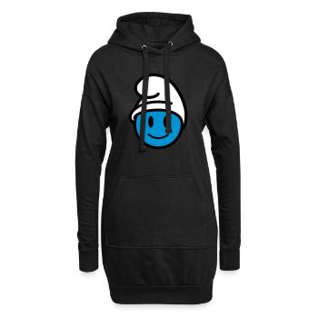 Icône de bas 3c - Sweat-shirt à capuche long Femme - noir - Devant