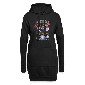 Jesus Christus,Jesus Christus,Jesus Christus,Jesus - Hoodie-Kleid - Schwarz - Vorne