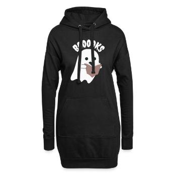 Booooks - Hoodie-Kleid - Schwarz - Vorne