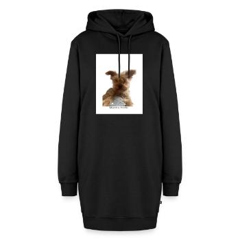 Mama‘s Yorki - Hoodie-Kleid - Schwarz - Vorne