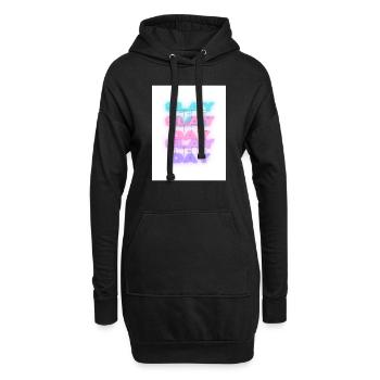 cold smooth tasty 13 - Hoodie-Kleid - Schwarz - Vorne