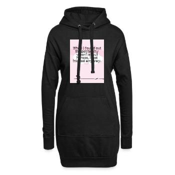 Kens Patriarchat - Hoodie-Kleid - Schwarz - Vorne