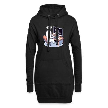 GHOST TYPING DETECTED! -Boo! - Hoodie Dress - black - Front