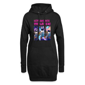 Die Coolsten! - Hoodie-Kleid - Schwarz - Vorne