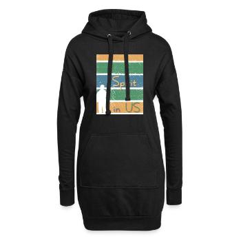 L’ en nous. L’ en nous. - Sweat-shirt à capuche long Femme - noir - Devant