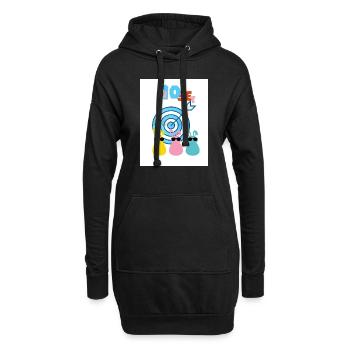 Abattu à 10. Intense et précis. - Sweat-shirt à capuche long Femme - noir - Devant