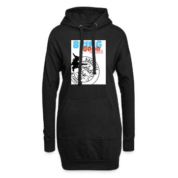 Apportez de bonnes nouvelles. Voyage entre filles. - Sweat-shirt à capuche long Femme - noir - Devant