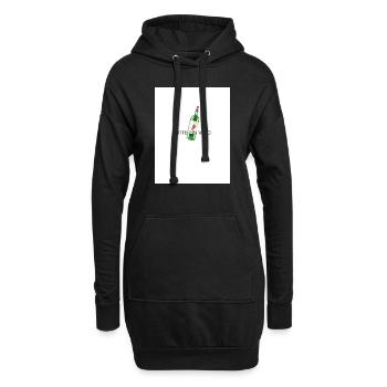 S’il vous plaît un Vino 20250402 142552 0000 - Sweat-shirt à capuche long Femme - noir - Devant