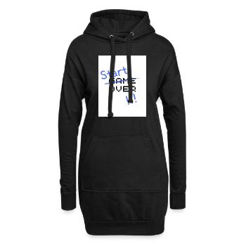 1000151359 - Hoodie-Kleid - Schwarz - Vorne