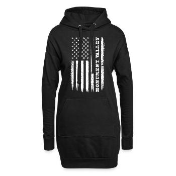 Flagge USA Monument Valley Nationalpark Geschenk - Hoodie-Kleid - Schwarz - Vorne