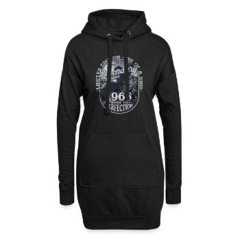 Légendaire depuis 1965 - Sweat-shirt à capuche long Femme - noir - Devant
