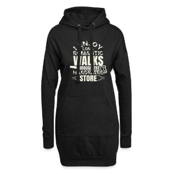 Lustiger Handwerker Humor Witziger Schreiner - Hoodie-Kleid - Schwarz - Vorne
