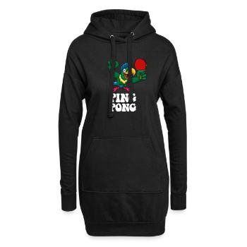 Ping Pong Champion Design Tennis de table et - Sweat-shirt à capuche long Femme - noir - Devant