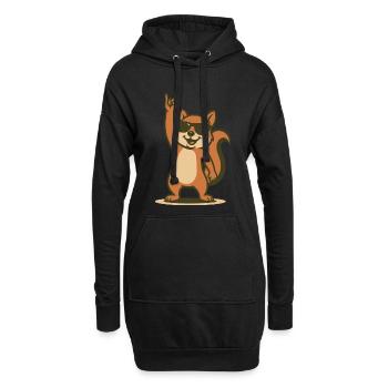 Rock'n'Roll Nutcracker - Hoodie Dress - black - Front