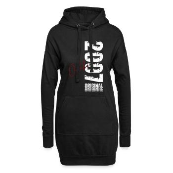 18. Geburtstag Original Oktober Jahrgang 2007 - Hoodie-Kleid - Schwarz - Vorne