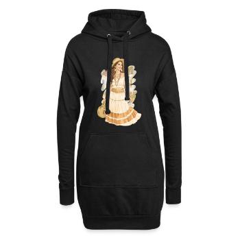 Ibiza - Hoodie-Kleid - Schwarz - Vorne