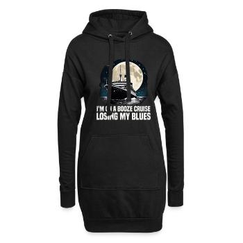 Im On A Booze Cruise Cruise Ship Vacation Group - Hoodie-Kleid - Schwarz - Vorne
