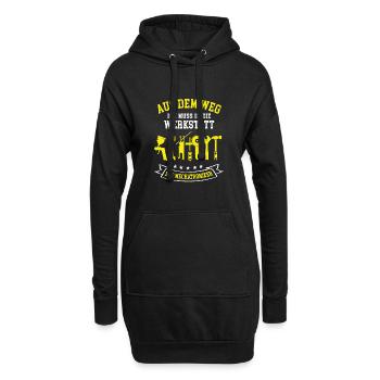 Werkstatt Mechatroniker Auto Mechaniker Schrauber - Hoodie-Kleid - Schwarz - Vorne