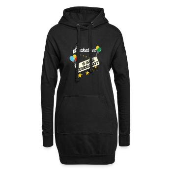Stuckateur 10 jähriges Jubiläum Stuckateure 10. - Hoodie-Kleid - Schwarz - Vorne