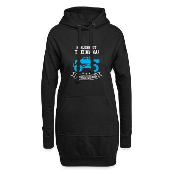 Autobesitzer 2025 Führerschein Bestanden Autofan - Hoodie-Kleid - Schwarz - Vorne