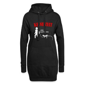 Keine Zeit Informatiker Programmierer Computer - Hoodie-Kleid - Schwarz - Vorne