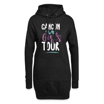 Cancun Girls Tour - Sweat-shirt à capuche long Femme - noir - Devant